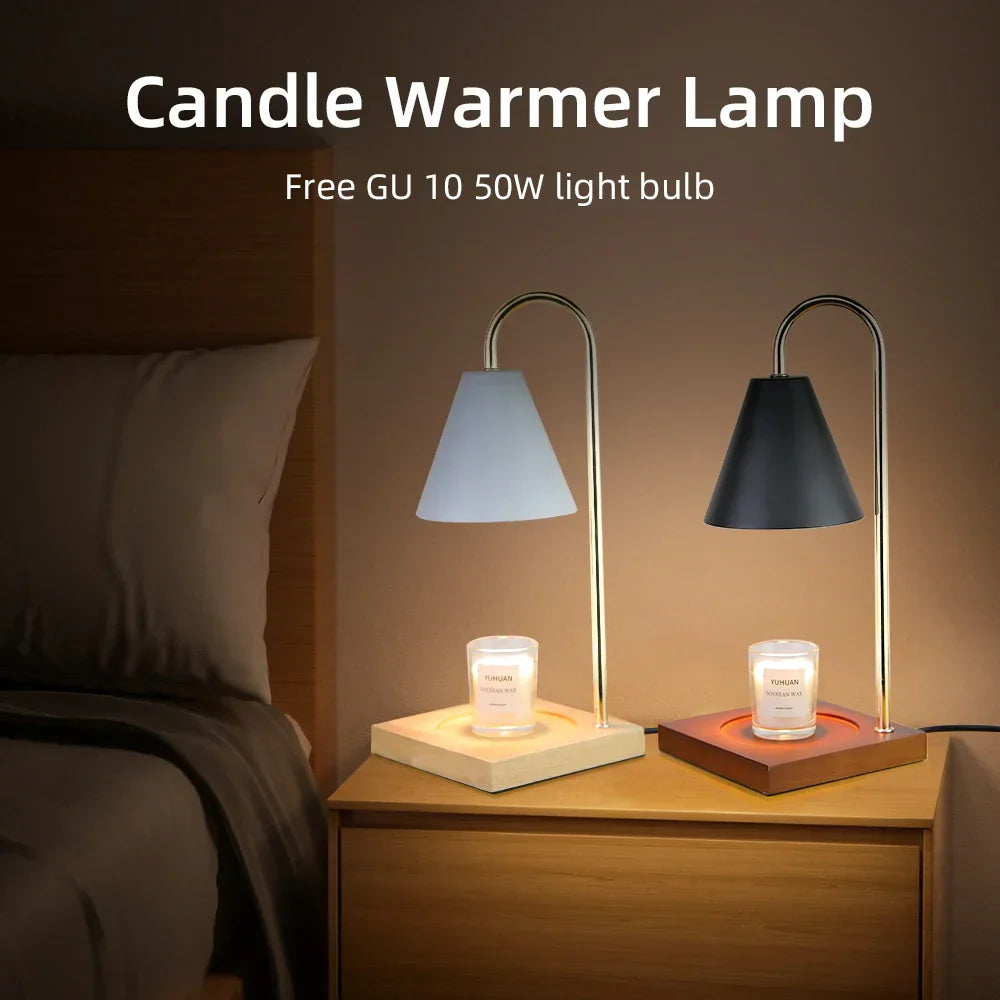 DecorBites™ Aromatherapy Melting Lamp with Timer - Modern Table Decoration and Candle Warmer