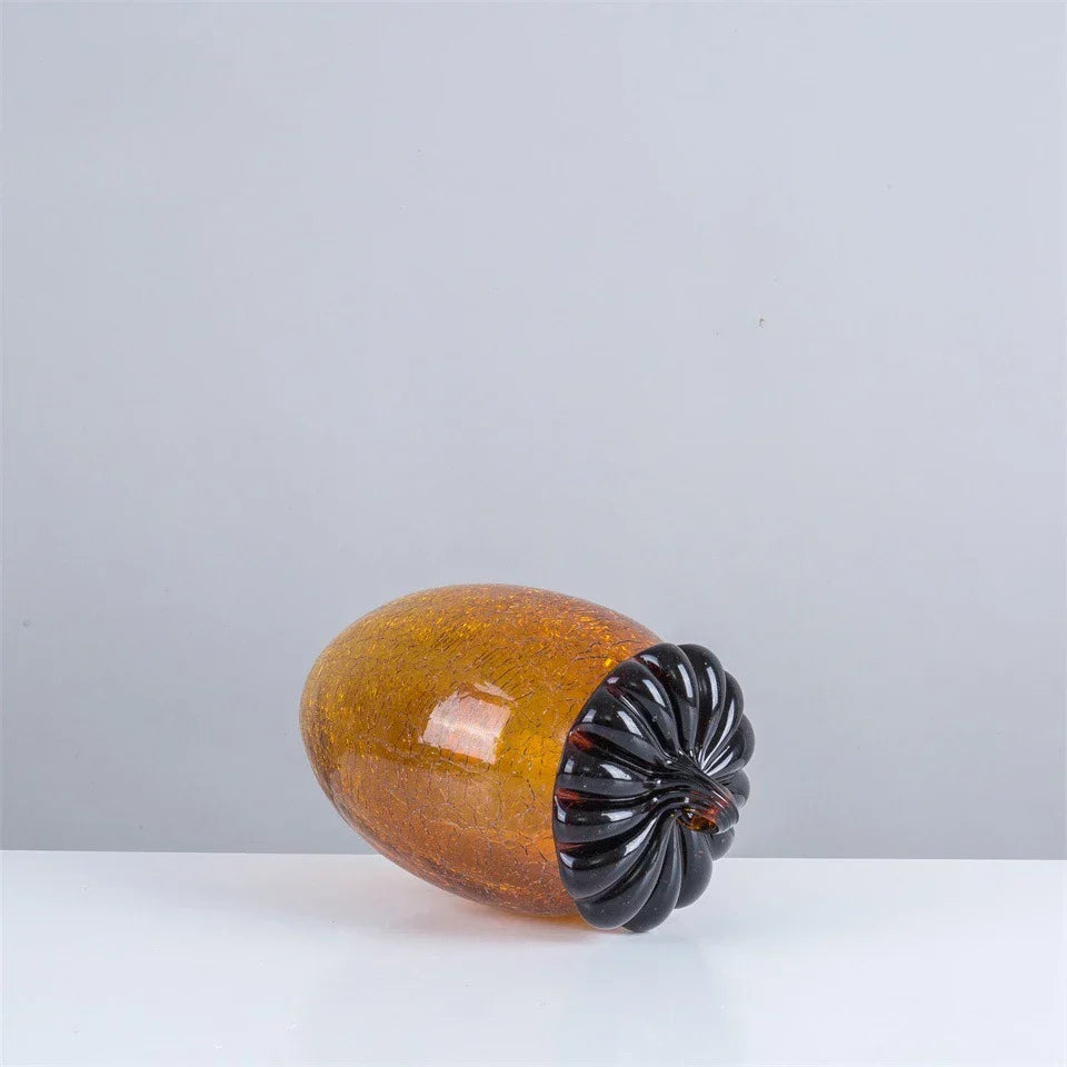 Adorno de piña de avellana de cristal DecorBites™ para decoración del hogar