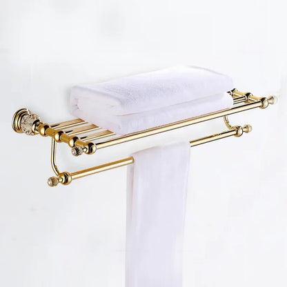 Toallero de baño DecorBites™ Crystal: Organizador de baño de estilo europeo