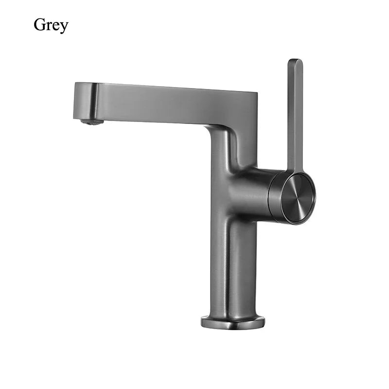 DecorBites™ Basin Faucet: Gold, Black, Chrome Bathroom Tap for Washbasin with Hot Cold Water