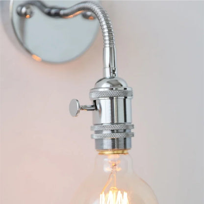 DecorBites™ LED Wall Lamp Sconce with Pull Chain Switch and Flexible Arm