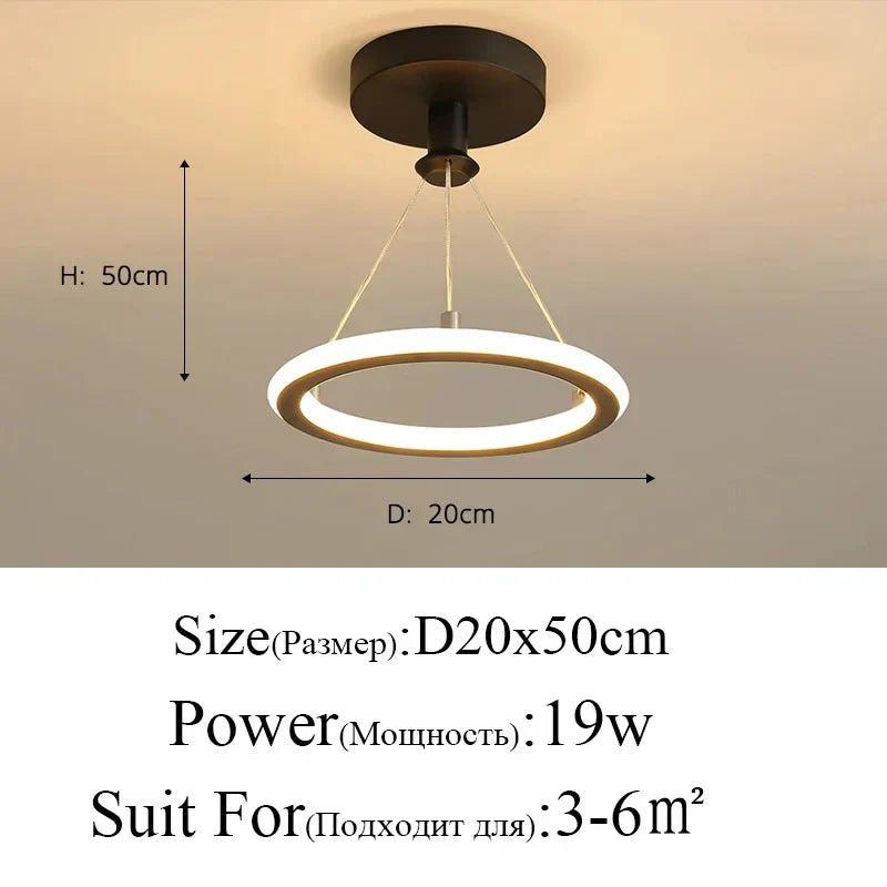 DecorBites™ Blue Star LED Pendant Light for Home Decor