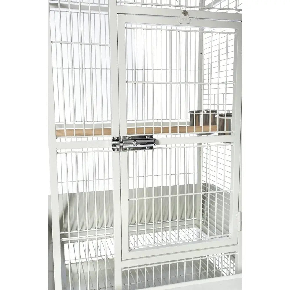 DecorBites™ Large Chalk White Bird Cage
