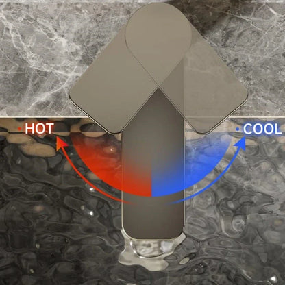 DecorBites™ High Spout Luxury Hot Cold Water Basin Faucet for Bathroom Toilet Bathtub