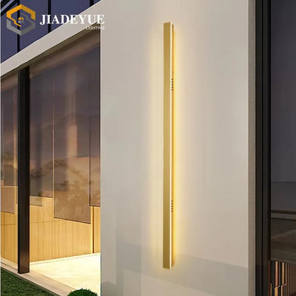 DecorBites™ Golden Modern Outdoor LED Wall Light - IP65 Waterproof Garden Lighting