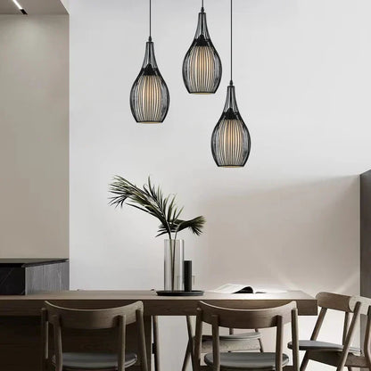 DecorBites™ Iron Cage Pendant Lights for Dining Living Room Bar Cafe Restaurant Industrial Style