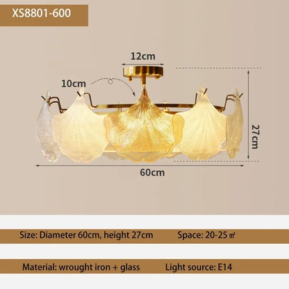 DecorBites™ Contemporary LED Chandelier for Home Decor in Modern French Design