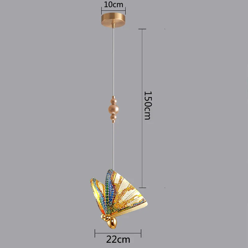 Acrylic Butterfly Pendant Lamp