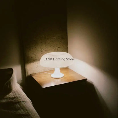 DecorBites™ Designer LED Mushroom Table Lamp for Modern Minimalist Decor Lighting in Bedroom & Living Room