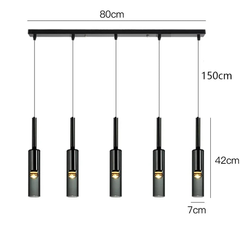 Decorbites™ LED-Pendelleuchter für modernes Wohnraumausstattung und Innenbeleuchtung