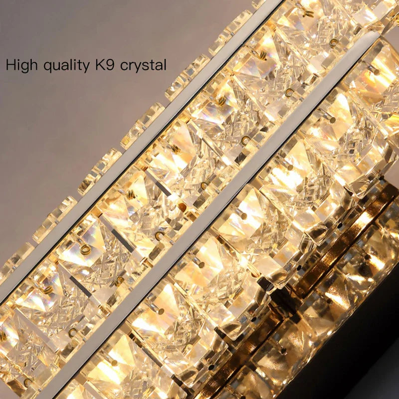 DecorBites™ Crystal Wall Lamp: Elegant Lighting for Home, Hotel, or Office Decor
