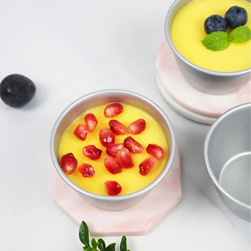 DecorBites™ Carbon Steel Cake Cups Mold for Delicious Desserts