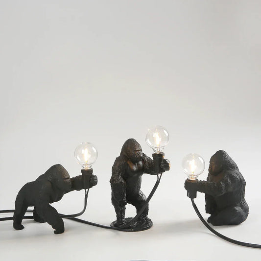 DecorBites™ Gorilla Night Light Indoor Decor Resin Small Lamp