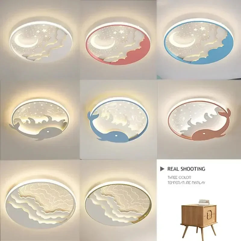 DecorBites™ Children's LED Ceiling Lamp for Nursery Bedroom Lighting