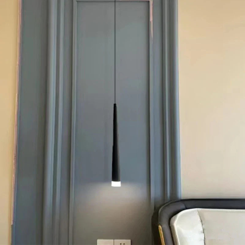 DecorBites™ LED Minimalist Pendant Lamp - Black/White for Bedroom, Dining, Coffee Shop Lighting