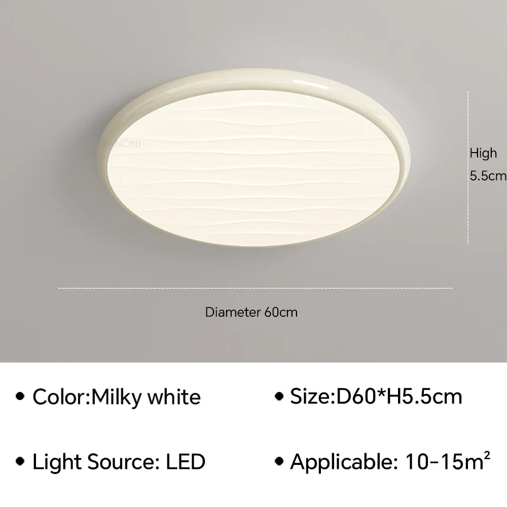 DecorBites™ LED Ceiling Light: Nordic Minimalist Design, Remote Control, for Bedroom, Living Room