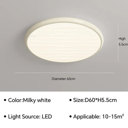 DecorBites™ LED Ceiling Light: Nordic Minimalist Design, Remote Control, for Bedroom, Living Room