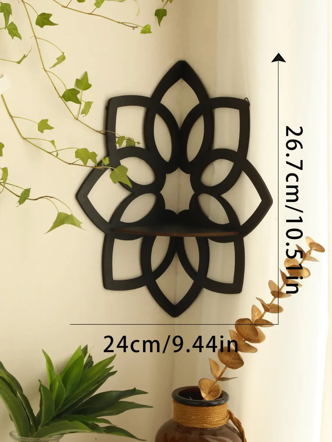 DecorBites™ Lotus Floating Wall Shelf - Multi-Style Home Decor