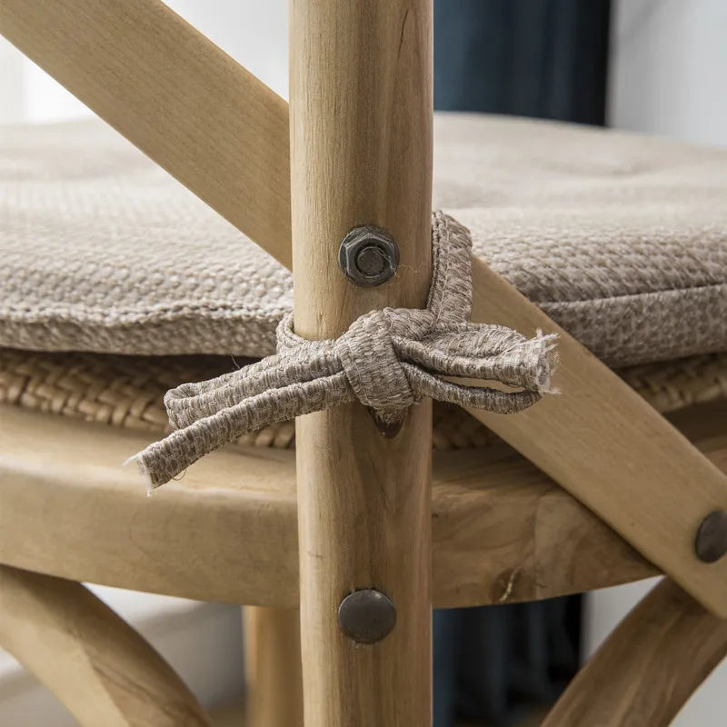 Decorbites™ Leinen-Stuhlpolster: Rutschfest, Mehrfarbig für Esszimmer & Außenbereich Gartenpolster
