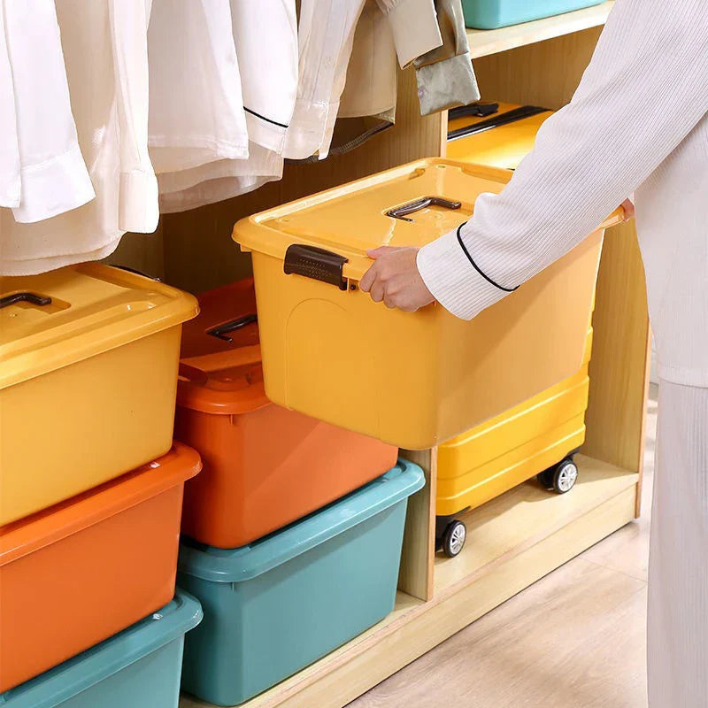 DecorBites™ Large Capacity Storage Box for Cosmetics, Toys, Snacks, Clothes Organizer