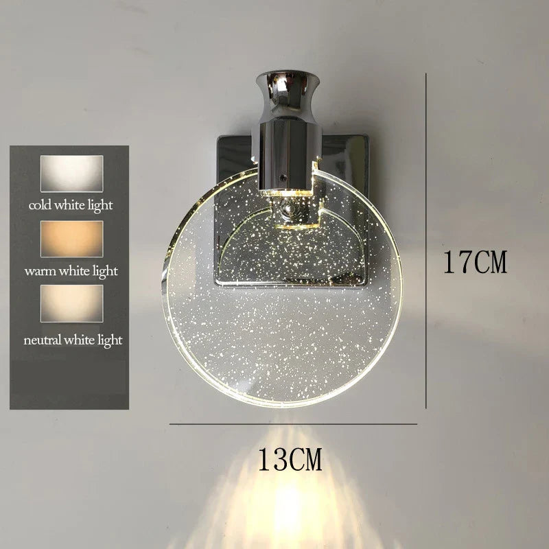 DecorBites™ Bubble Crystal Pendant Lights: Nordic LED Hanging Lamps for Living Room, Bedroom & Dining Area