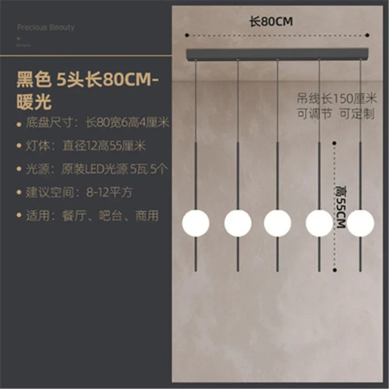 Lámpara de techo LED con bola de cristal DecorBites™ para decoración e iluminación del hogar