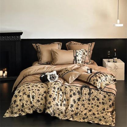 طقم أغطية سرير DecorBites™ من القطن المرقّع، مقاس كينج، كوين، رو، ملاءة كاملة الحجم، غطاء لحاف، غطاء وسادة، بياضات