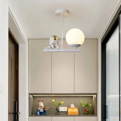 ديكوربايتس™ - مصباح سقف LED لحماية العين برسومات كرتونية لغرفة الأطفال