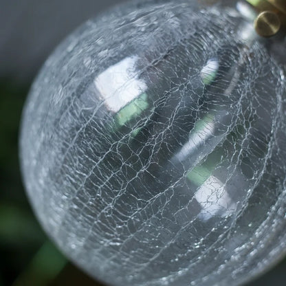 Lámpara colgante LED DecorBites™ de cristal agrietado para cafetería, bar, cocina y sala de estar