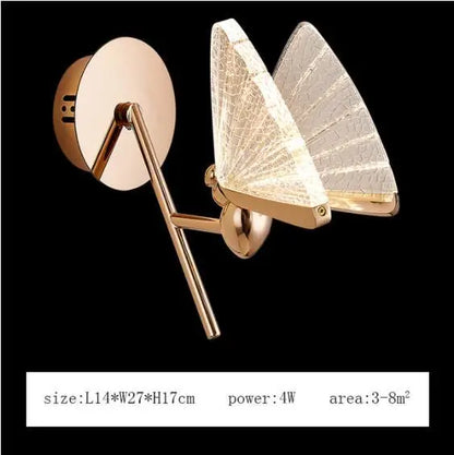 DecorBites™ Butterfly LED Pendant Lamp: Modern Luxury Decor for Staircase, Bedroom, Aisle.