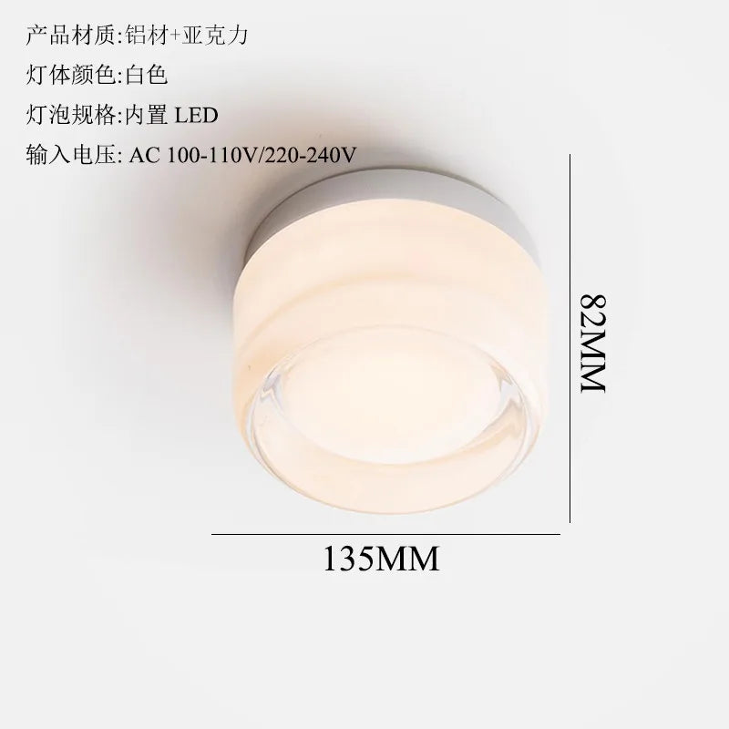 DecorBites™ Dimple Potato Chip Round LED Wall Lamp for Modern Minimalist Atmosphere