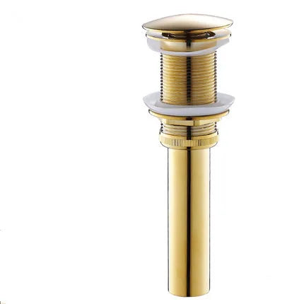 Grifo de Lavabo de Latón Dorado Decorbites™ Mezclador de Agua Fría y Caliente para Fregadero Montaje en Cubierta
