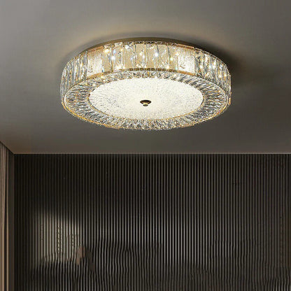 DecorBites™ Gold Glass LED Ceiling Light Fixture Stainless Steel Lamps