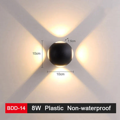 DecorBites™ LED Wall Lamp: Modern Nordic Style for Living Room, Bedroom, and Aisle Lighting