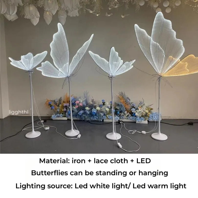 Lámpara de decoración de boda LED Mariposa de encaje Decorbites™