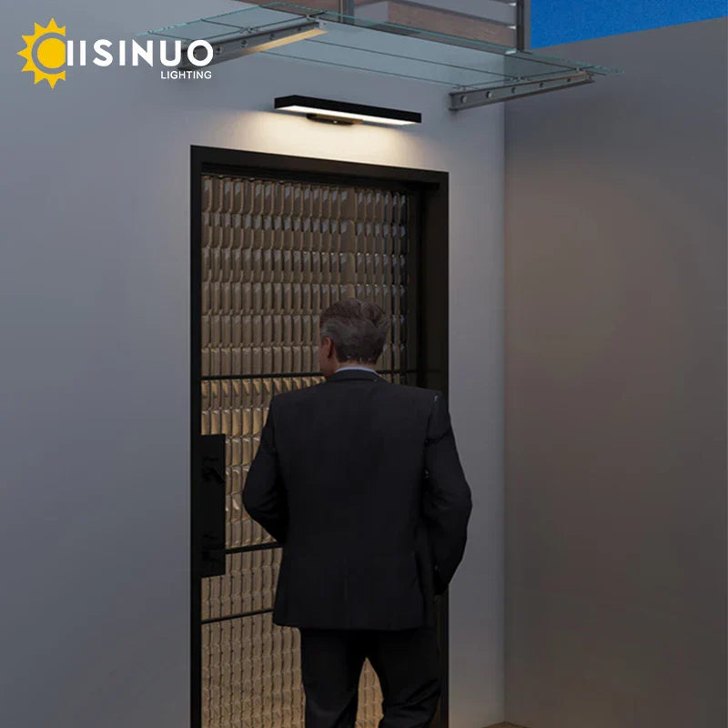 DecorBites™ Dusk Dawn Motion Sensor Outdoor Wall Light Modern Sconces for House Garage Balcony