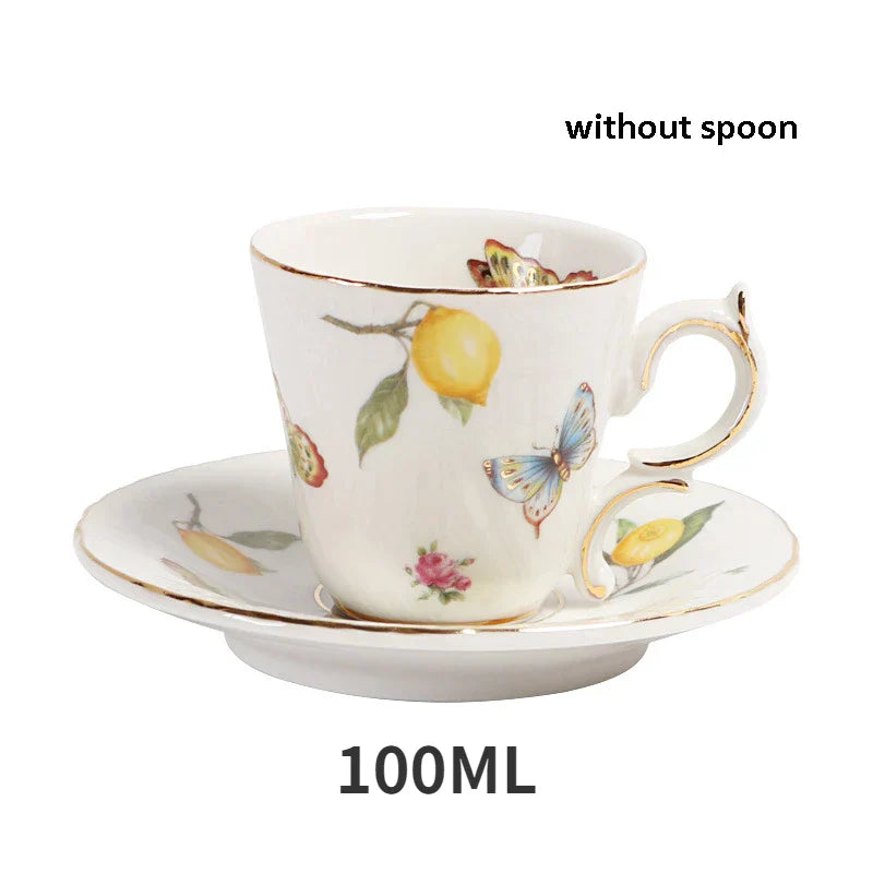 Gold Edge Ceramic Set