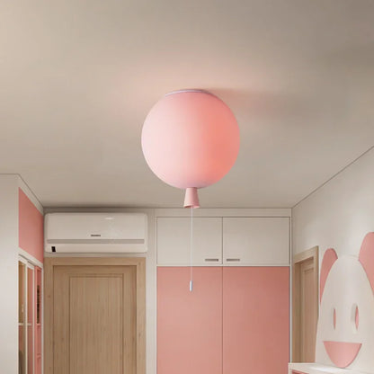 Balloon Acrylic Metal Pendant Light for Children's Rooms