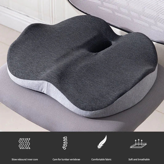 Decobites OrthoFoam Buttocks Chair Cushion for Women - Tailbone & Pelvis Support