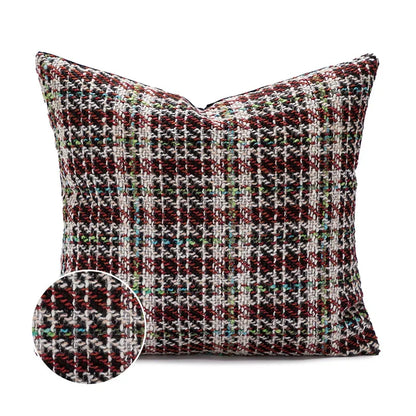 DecorBites™ Cartoon Christmas Pillow Covers: Festive Decor for Sofa - Embroidered Design