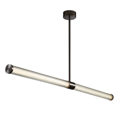 DecorBites™ Black Copper Glass Pendant Dining Room Hanging Lamp Luxe Ceiling Decor