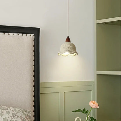 DecorBites™ Bud Micro Cement LED Pendant Lamps: Modern Nordic Hanging Light for Home Decor