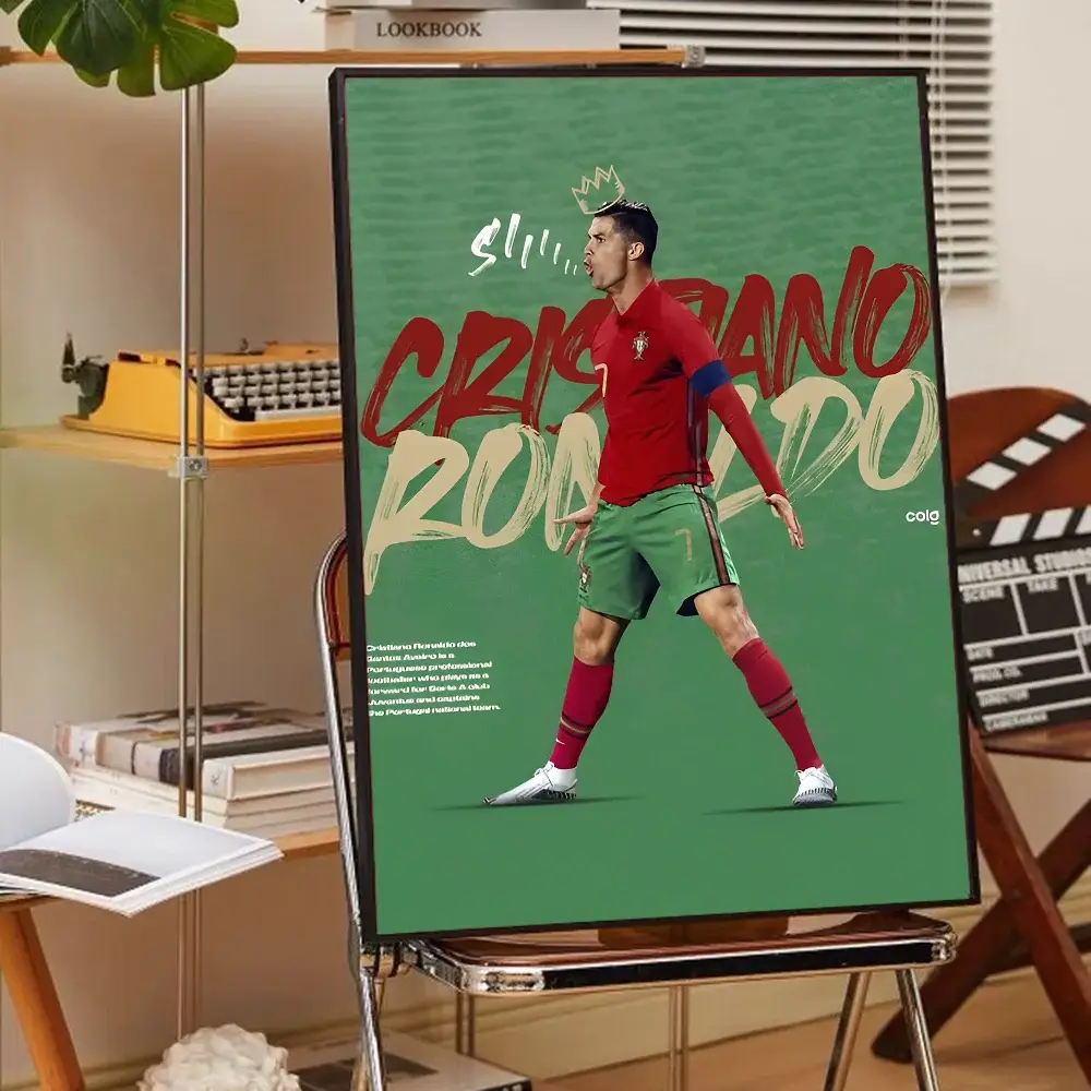 DecorBites™ CR7 Self-Adhesive Art Poster for Home Decor