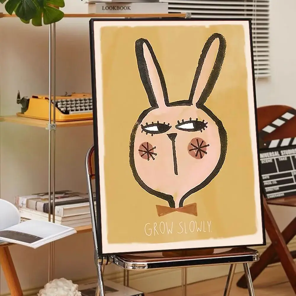 DecorBites™ Animal Print Rainbow Movie Posters for Wall Decor