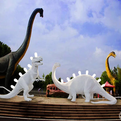 DecorBites™ Brontosaurus T-Rex Dinosaur Resin LED Desk Lamp for Bedroom Home Decor