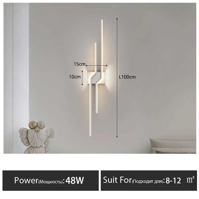 DecorBites™ LED Wall Lamp Strip Light for Living Room TV Bedroom Decoration