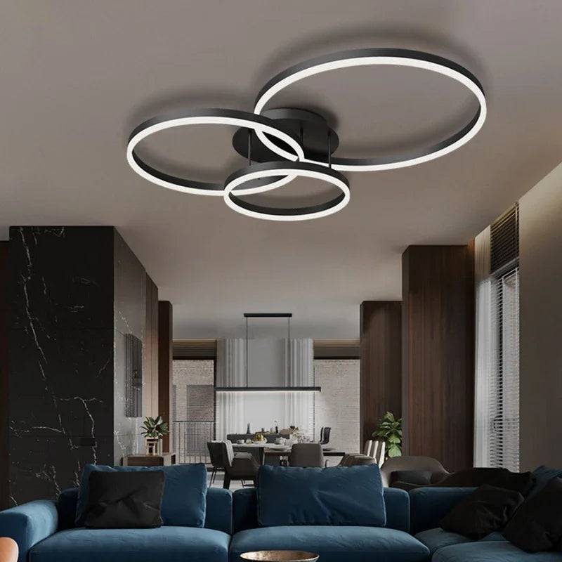 DecorBites™ LED Chandelier Modern Style Ceiling Lamp Bedroom Dining Room Light