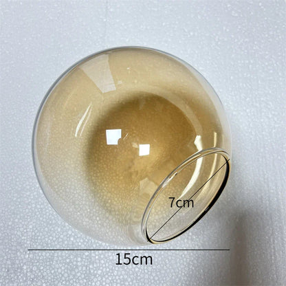 Lámpara colgante de bola de cristal DecorBites™ con detalles decorativos para pared