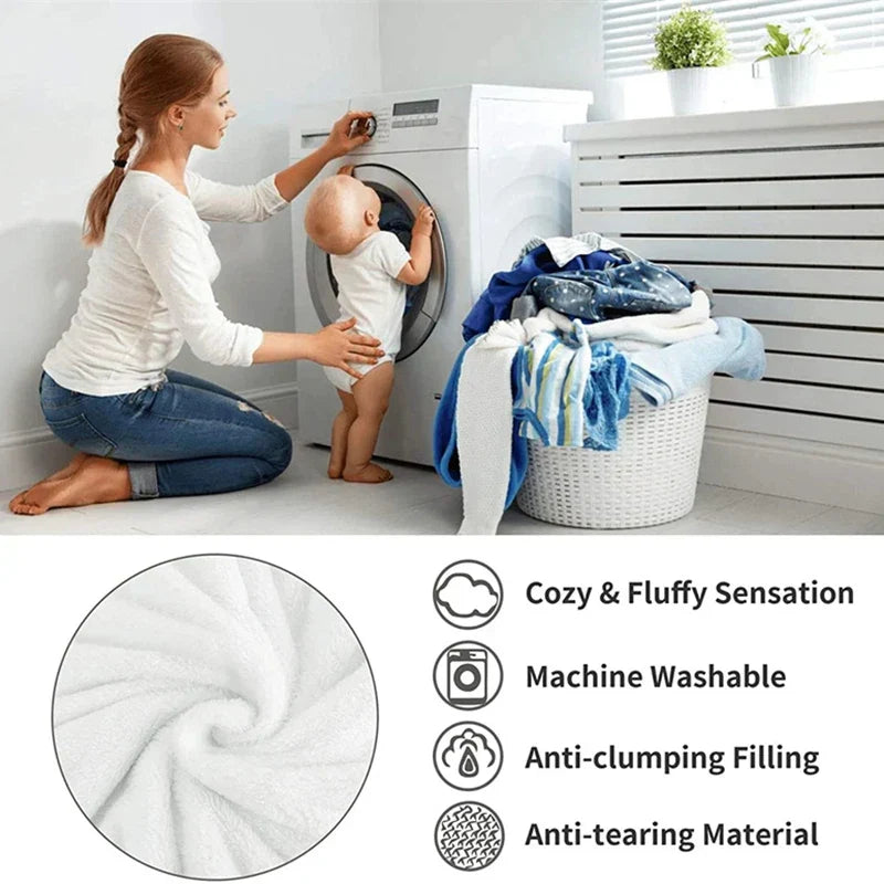 Manta de dormir de terciopelo DecorBites™ Cozy Warmth para otoño