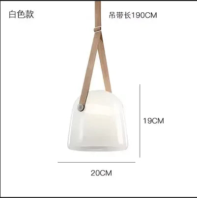 DecorBites™ Glass Chandelier: Modern Nordic Style for Living Room, Bedroom, or Bar